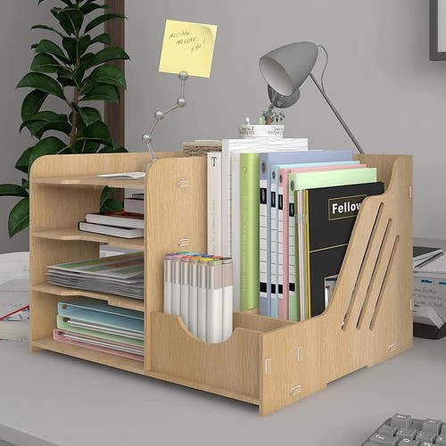 Tier wooden desk - 4, organiser