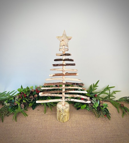 50cmx30cm driftwood xmas tree - xmas,