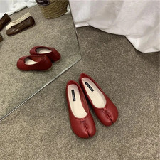 Women's Leather Bowtie Tabi