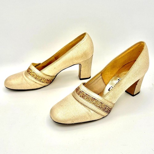 Vintage 1960s gold glitter - 1960s,