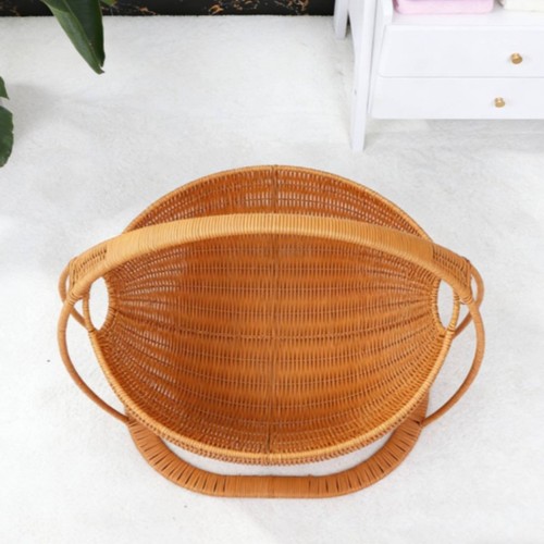 Rattan feline bed - feline,