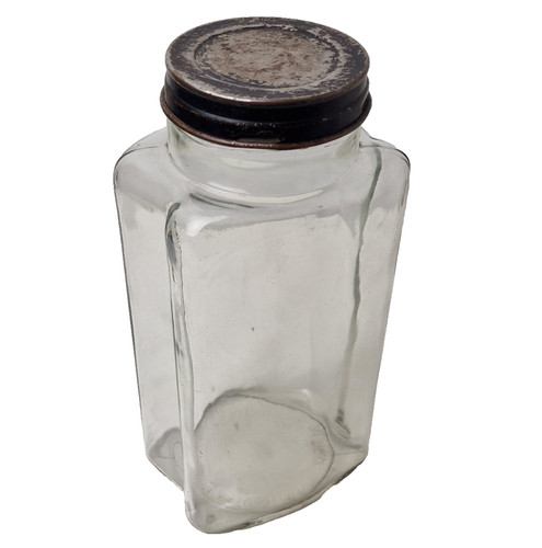 Vintage glass sweet - , jar