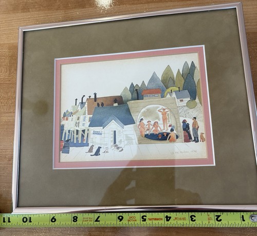 Custom framed matted art - custom, &