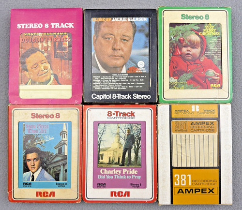 Lot eight track tapes jackie - lot,