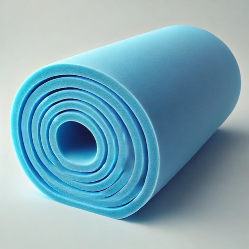 Blue upholstery foam - blue,