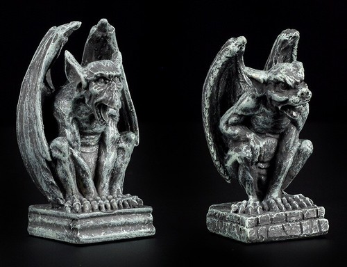 Mini gargoyle figures - set, of