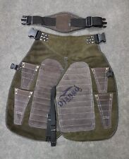 Premium Leather Top Farriers Tool Deluxe Chaps No Canvas Genuine 27'' Long Apron