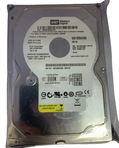 Wd1600avbb 63sya0 western - wd1600avbb-63sya0,