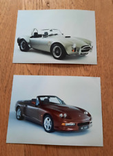 AC COBRA & ACE press photos. Car sales brochure. Two photos