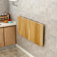 60/80/100CM Folding Drop-leaf Computer Storage Desk Wall Mounted Floating Table