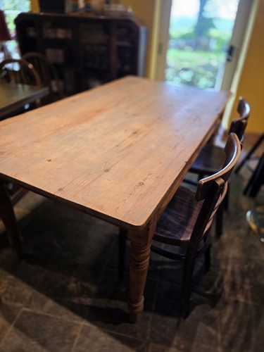 Vintage pine table - vintage,