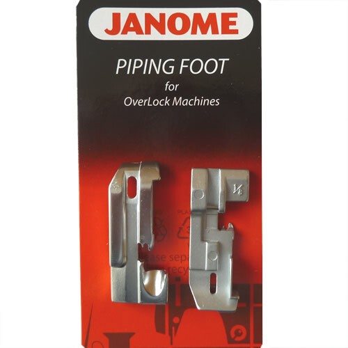 Janome overlock piping foot - janome,