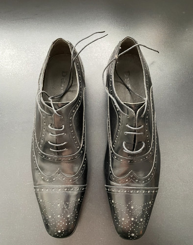 Dune black leather shoes - leather,
