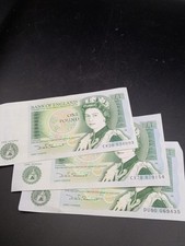 Old one pound - x3,
