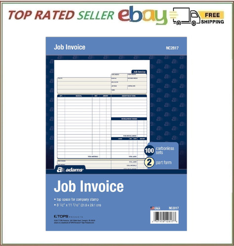 Adams job invoice forms - invoice,