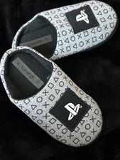 Grey and black boys Playstation new slippers size 13 from george 