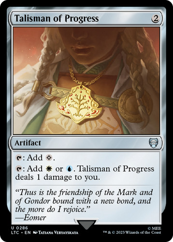 Mtg talisman progress - of, [the