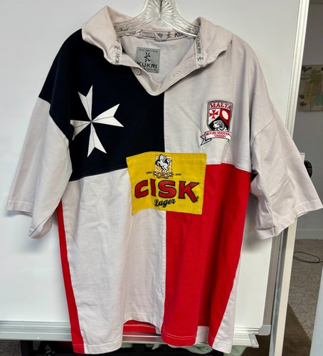Vintage malta rugby - malta, shirt