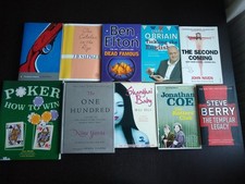 10 Book Bundle, Joblot, Bulk, Collection, Mixed Genre, HB &PB, Free Post