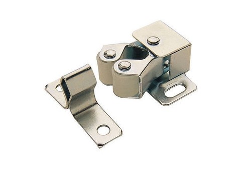 Metal double roller catch zinc - catch,