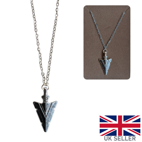 Spear head necklace native - head,