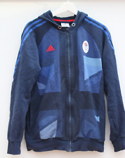 Adidas Team GB Hoodie Blue Full Zip London 2012 Mens Small S