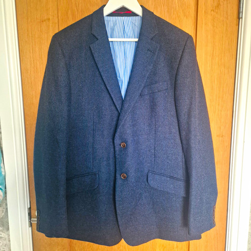 Crew clothing blue wool - clothing, co.