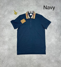 Burberry Navy polo Men's