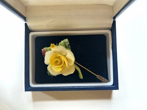 Coalport bone china flower - bone,