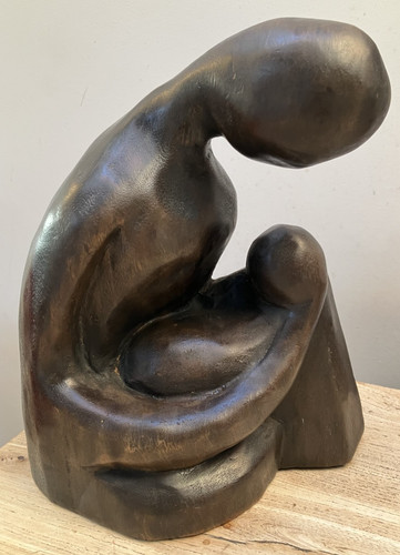 Hand carved wood - hand,