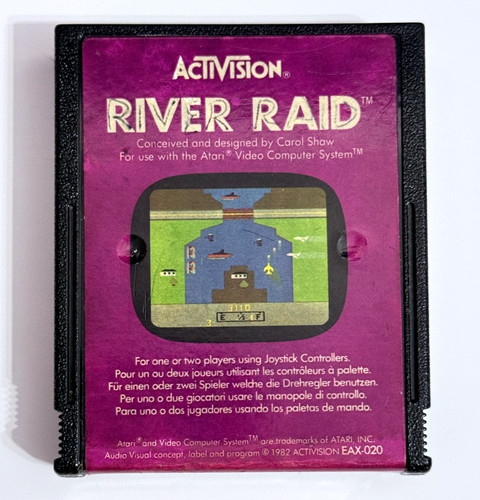 River raid atari - *atari, 7800*