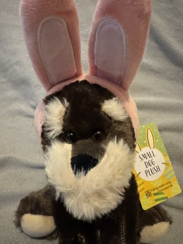Sainsburys schnauzer dog plush - schnauzer,