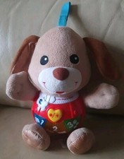 Vtech Little Singing Huggable Puppy Talking Sounds Songs Tunes Educational Fun