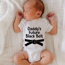 Daddy's Future Black Belt Baby