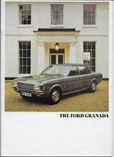 1973 Ford Granada, Granada GXL & Granada Estate Car brochure