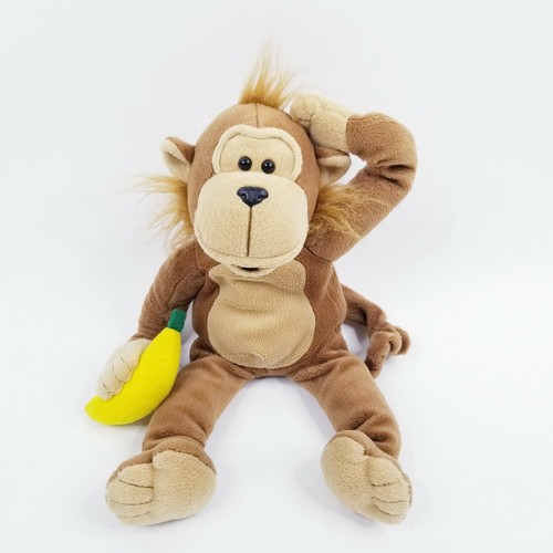 Vintage monkey plush stuffed - monkey,
