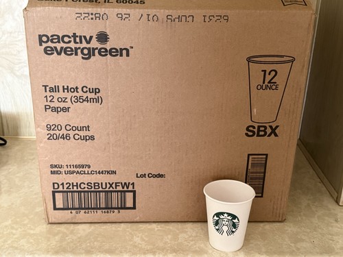 Box 920 tall hot - tall, starbucks