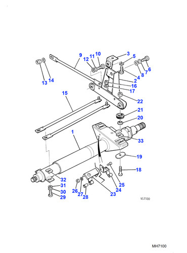 Jaguar horn feed - horn,