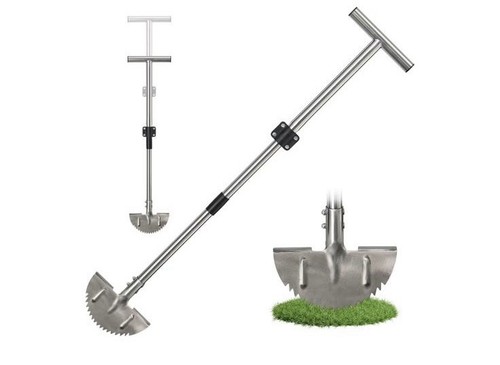 Manual lawn edger - lawn, half-moon