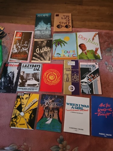 Various theatre programmes - theatre,