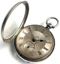 Silver Pocket Watch Fusee