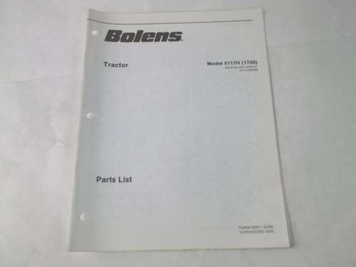 Bolens 5117h lawn tractor - bolens,