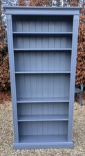 TALL SLIM SOLID PINE BOOKCASE