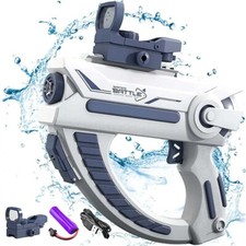 Electric Water Gun Pistol Space Gun Halo Summer Pool Beach Toy Outdoor UK STOCK