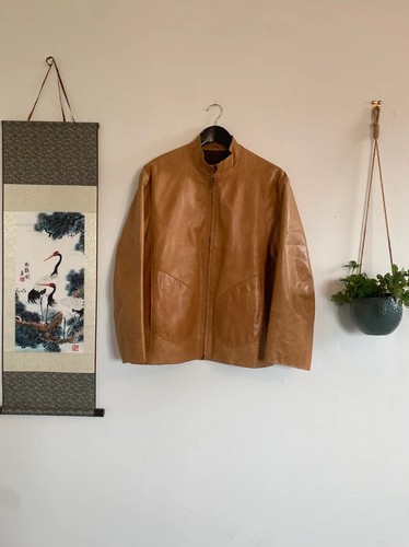 Mulberry tan leather jacket - ,