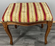 Footstool Vintage French Louis Style Table Stool Upholstered Seat  LOT 4213