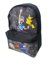 Pokemon Pikachu Large School Backpack Rucksack Front Pocket New