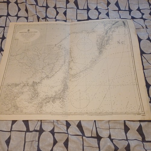 Vintage 1948 admiralty chart - vintage,