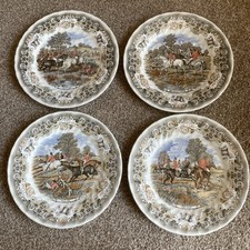  4 x Churchill China Plates JR