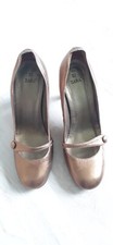 Zara Size 4 Bronze Stilettos Womens Party Shoes